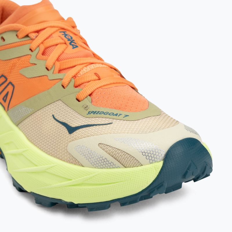 Damen Laufschuhe HOKA Speedgoat 7 persimmon/neon yuzu 7