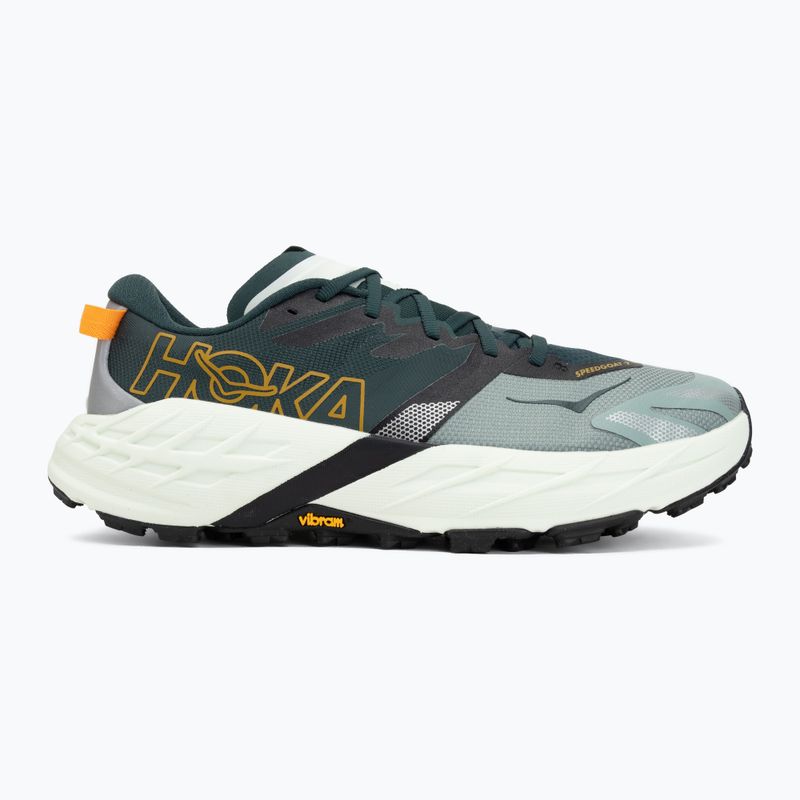 Herren-Laufschuhe HOKA Speedgoat 7 Wide bay leaf/sea glass 2
