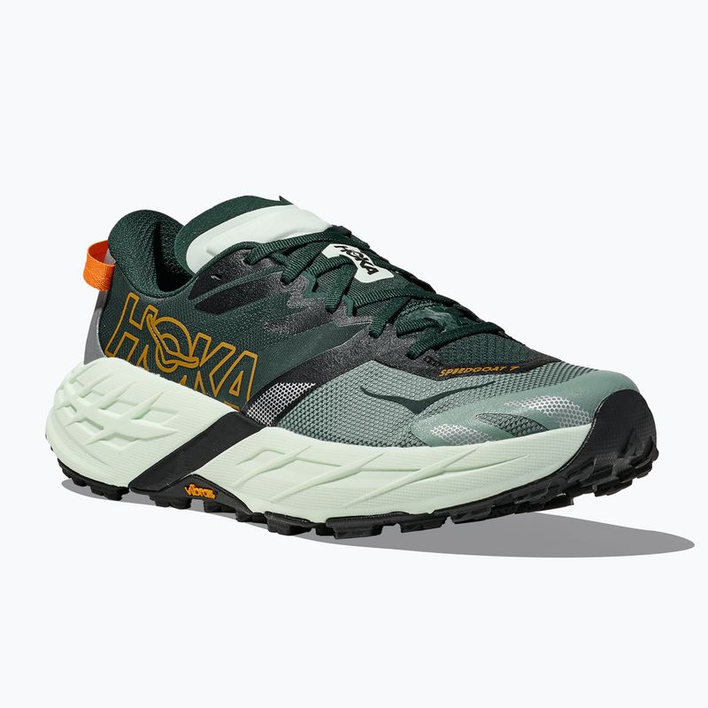 Herren-Laufschuhe HOKA Speedgoat 7 Wide bay leaf/sea glass 8