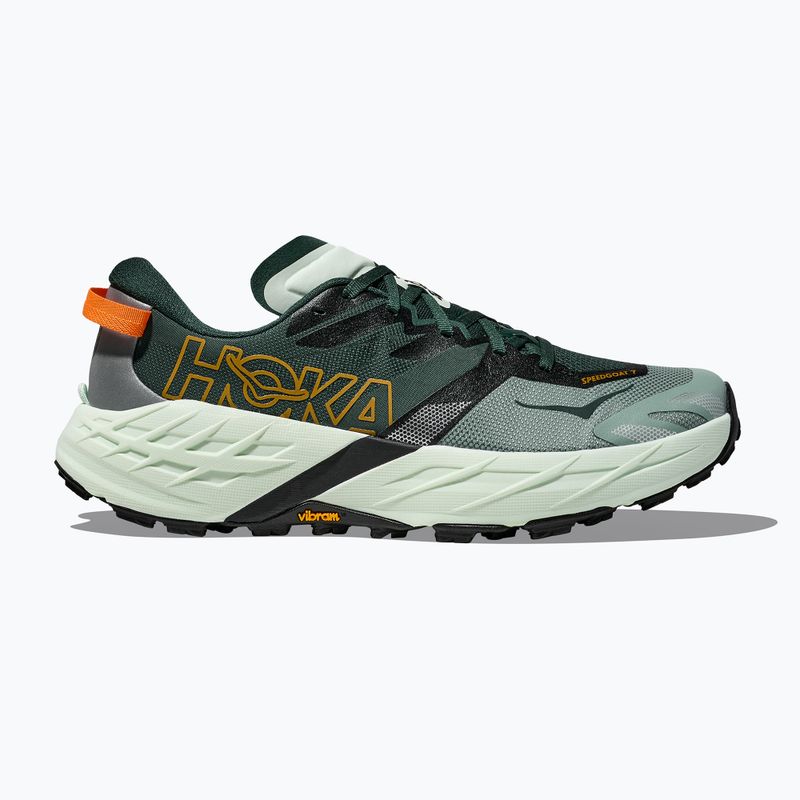 Herren-Laufschuhe HOKA Speedgoat 7 Wide bay leaf/sea glass 10