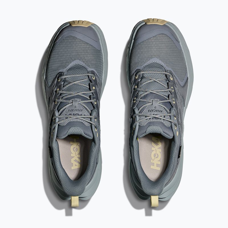 Herren Trekkingschuhe HOKA Anacapa 2 Low GTX washed blue/mineral blue 7