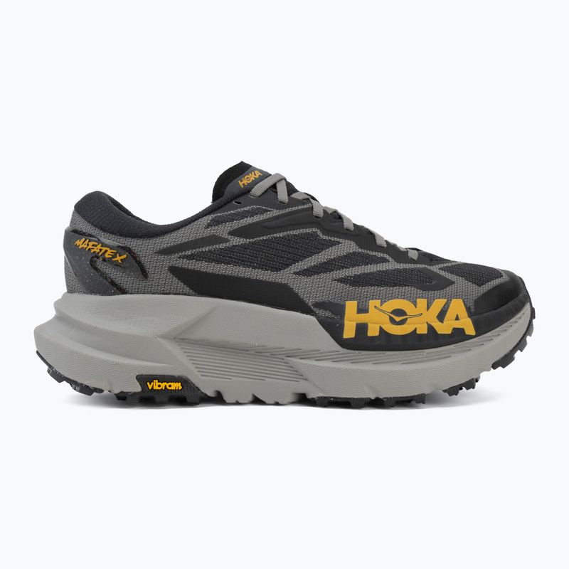 Herren Laufschuhe Hoka Mafate X black/cement 2