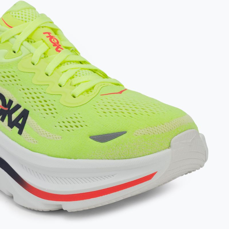 Herren-Laufschuhe HOKA Bondi 9 neon yuzu/sunlight 7