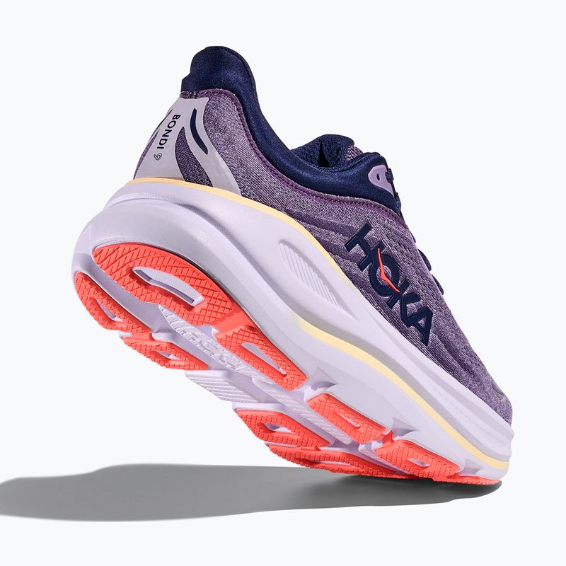 Damen Laufschuhe HOKA Bondi 9 berry jam/berry patch 5