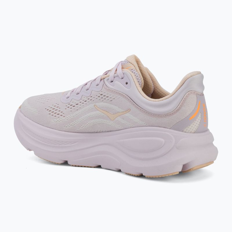 Schuhe zum Laufen Damen HOKA Bondi 9 lilac cream/tangerine glow 3