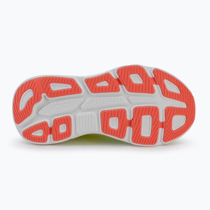 Damen Laufschuhe HOKA Bondi 9 neon yuzu/sunlight 4