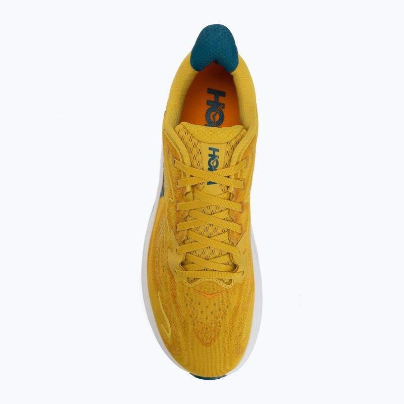 Herren-Laufschuhe HOKA Clifton 10 yellow gold/tidal wave 5