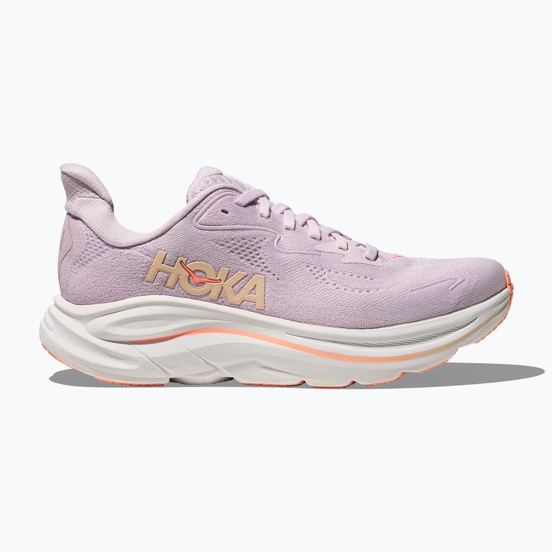 Damen-Laufschuhe HOKA Clifton 10 lilac cream/tangerine glow 3