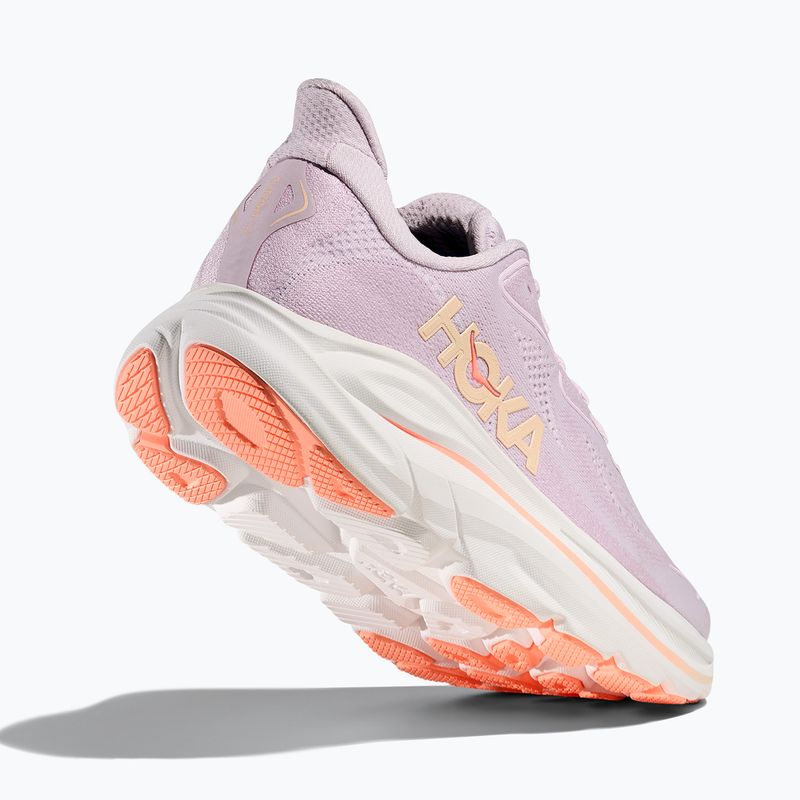 Damen-Laufschuhe HOKA Clifton 10 lilac cream/tangerine glow 5
