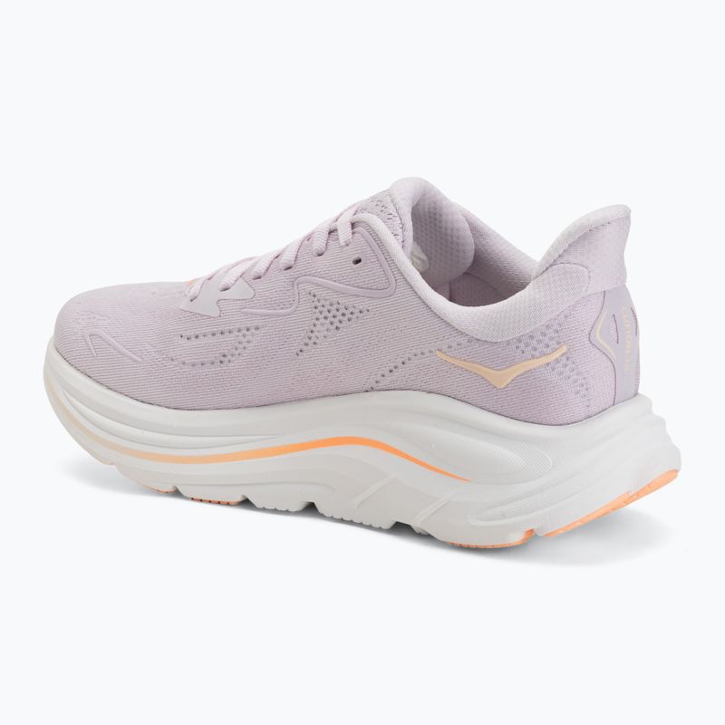 Damen-Laufschuhe HOKA Clifton 10 lilac cream/tangerine glow 3