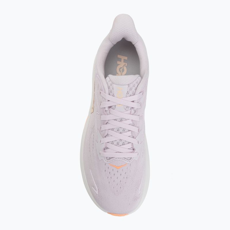 Damen-Laufschuhe HOKA Clifton 10 lilac cream/tangerine glow 5