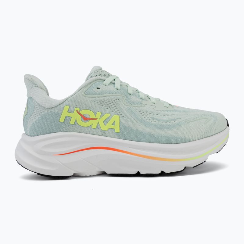 Damen-Laufschuhe HOKA Clifton 10 sea glass/neon flame 2