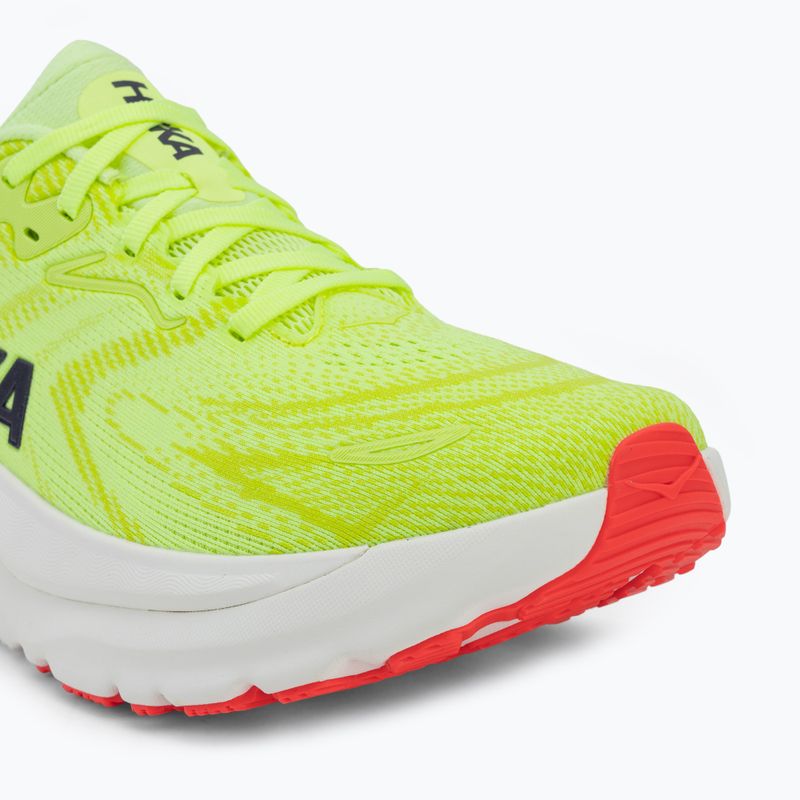 Herren Laufschuhe HOKA Arahi 8 neon yuzu/neon flame 7