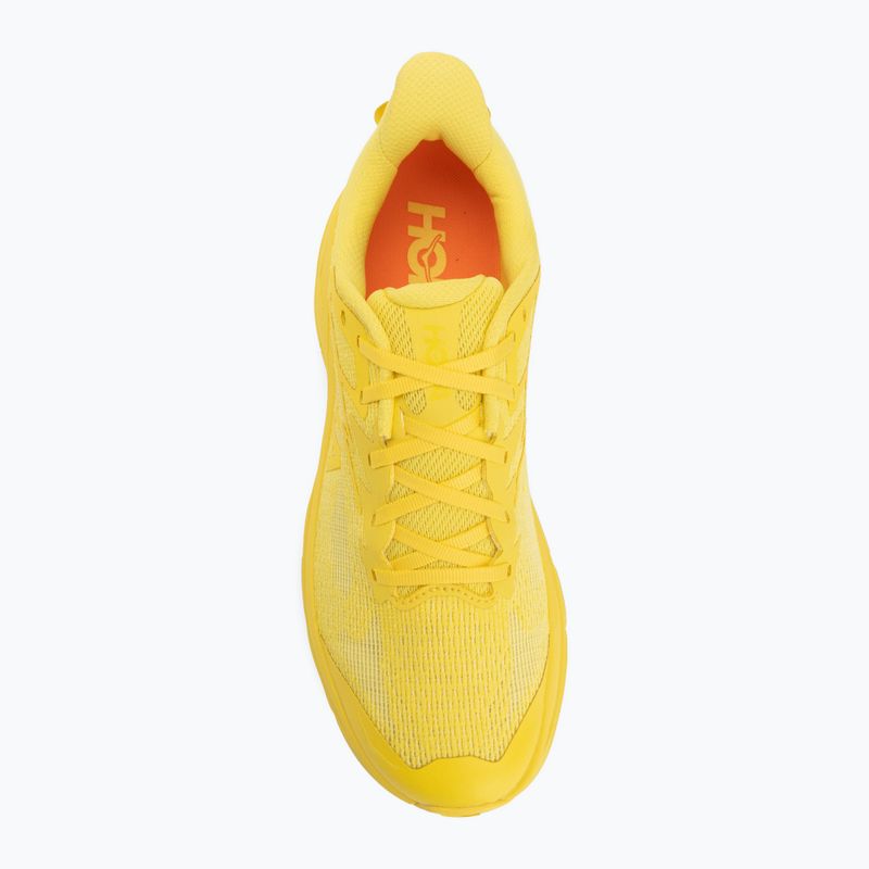 Herren Laufschuhe HOKA Challenger 8 electric lemon/electric lemon 5