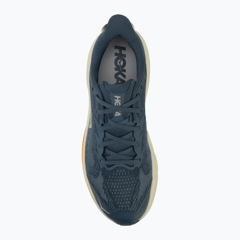 Herren Laufschuhe HOKA Challenger 8 faded navy/pampass grass 5