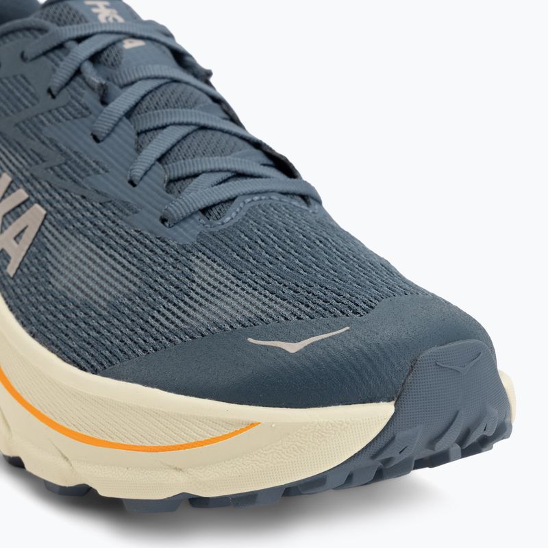 Herren Laufschuhe HOKA Challenger 8 Wide faded navy/pampas grass 7