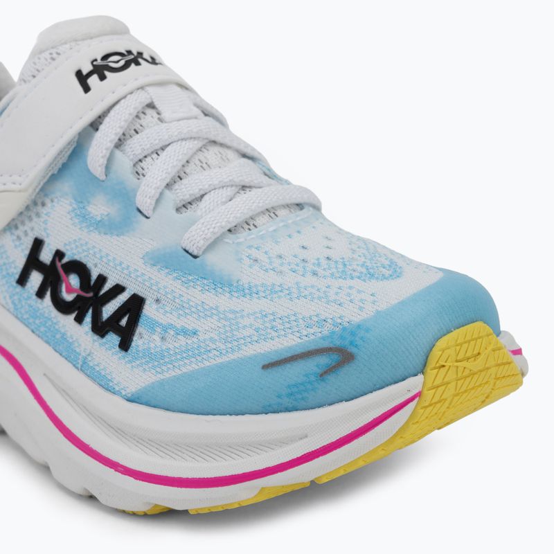 Kinder-Laufschuhe HOKA Clifton 10 frost/soaring blue 7