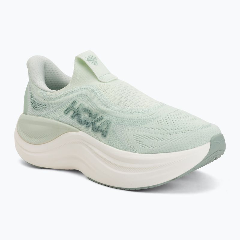 Damen-Laufschuhe HOKA Skyward Laceless sea glass/sage