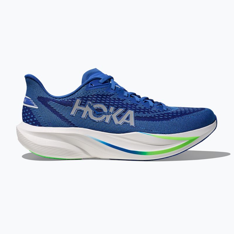 Herren Laufschuhe HOKA Mach 7 cobalt blue/neon green 3