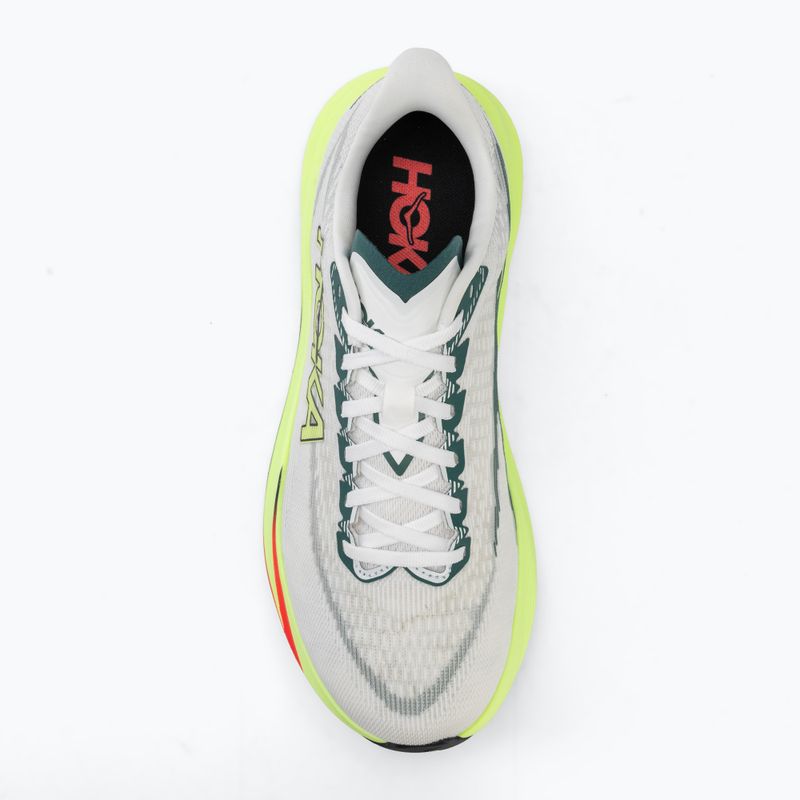 Herren Laufschuhe HOKA Mach 7 Wide frost/neon yuzu 5