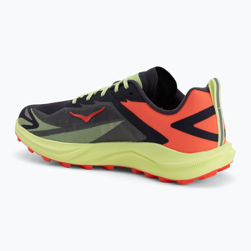 Herren Laufschuhe HOKA Zinal 3 squid ink/neon yuzu 3