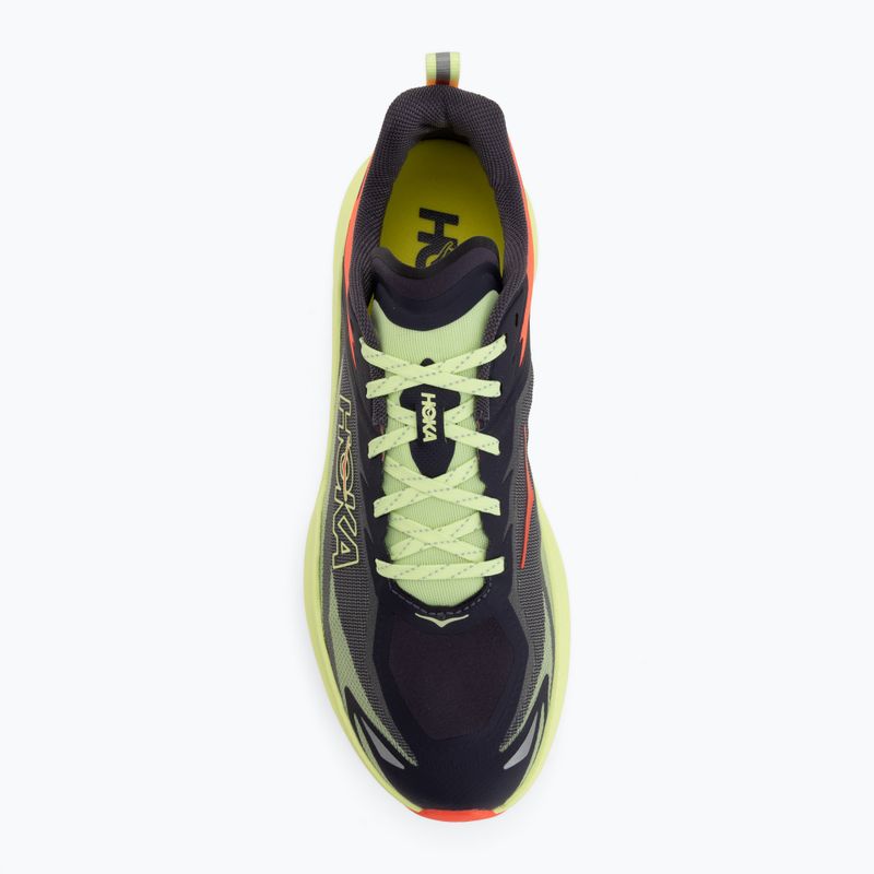 Herren Laufschuhe HOKA Zinal 3 squid ink/neon yuzu 5