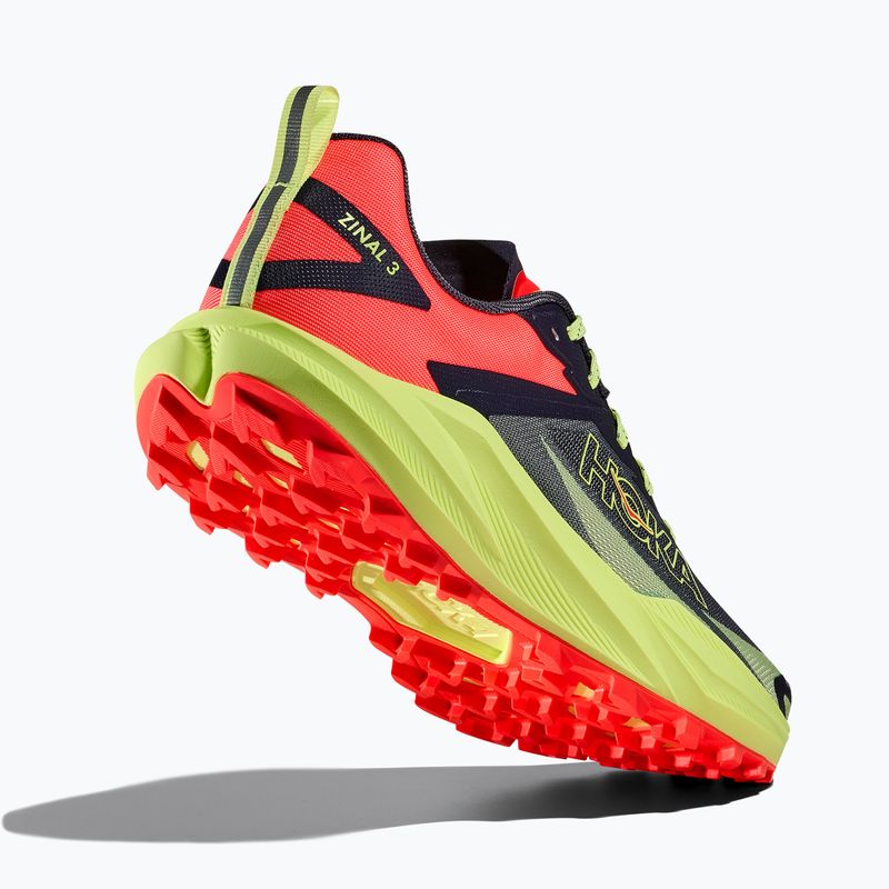 Herren Laufschuhe HOKA Zinal 3 squid ink/neon yuzu 5