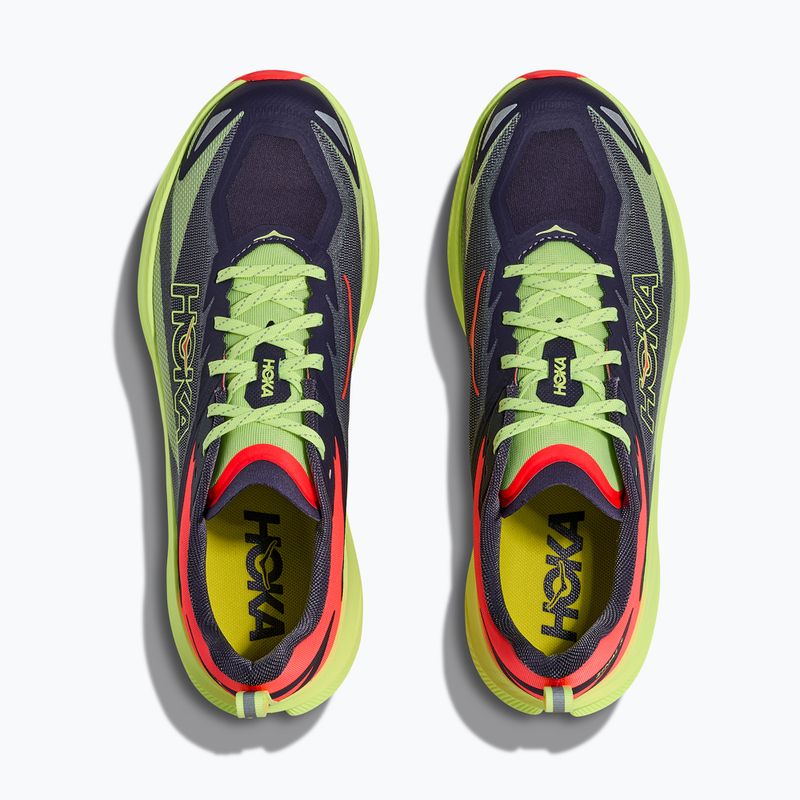 Herren Laufschuhe HOKA Zinal 3 squid ink/neon yuzu 7