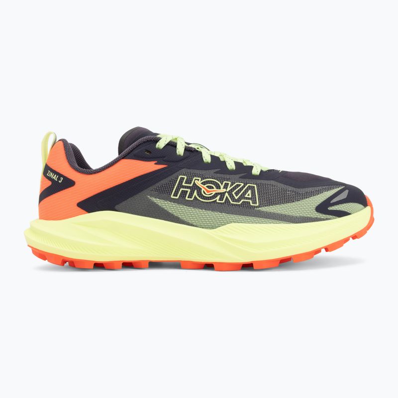 Damen Laufschuhe HOKA Zinal 3 squid ink/neon yuzu 2