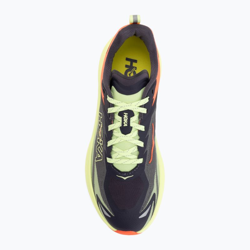 Damen Laufschuhe HOKA Zinal 3 squid ink/neon yuzu 5