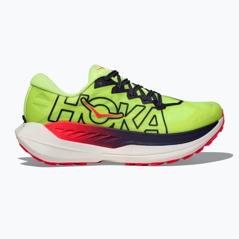 Herren Laufschuhe HOKA Rocket X Trail neon Yuzu/neon flame 3
