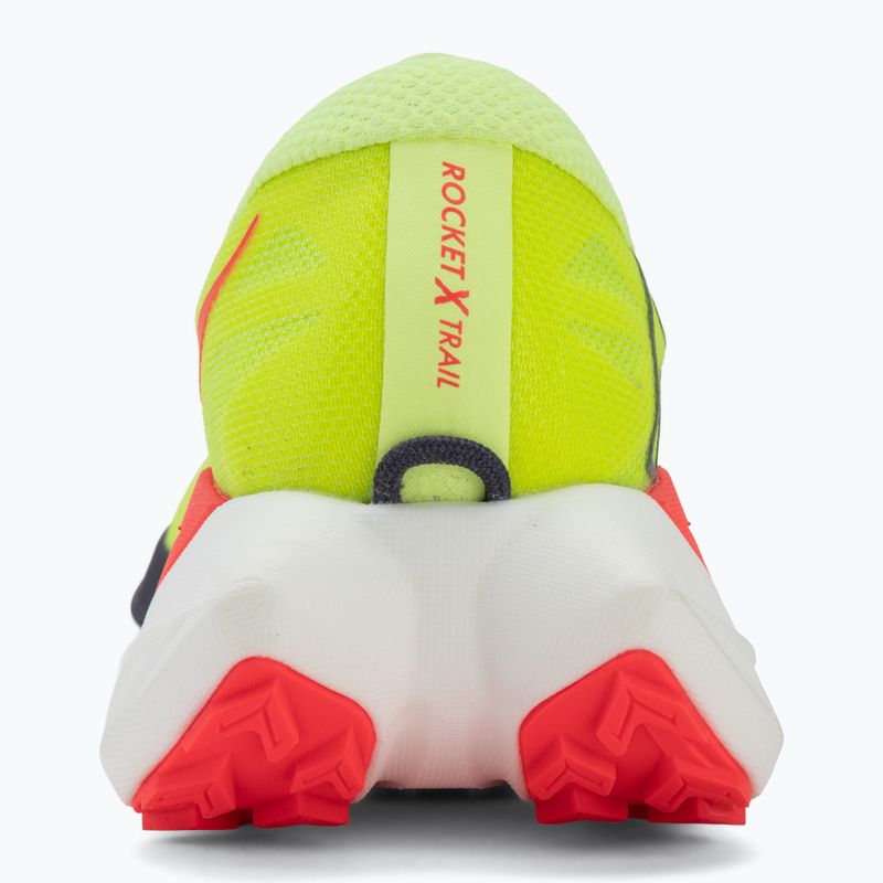 Herren Laufschuhe HOKA Rocket X Trail neon Yuzu/neon flame 6