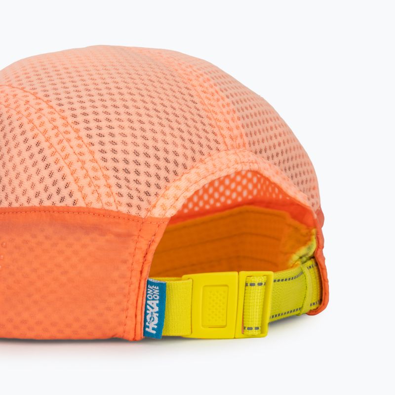 Basecap HOKA Trail Race neon cantaloupe 4