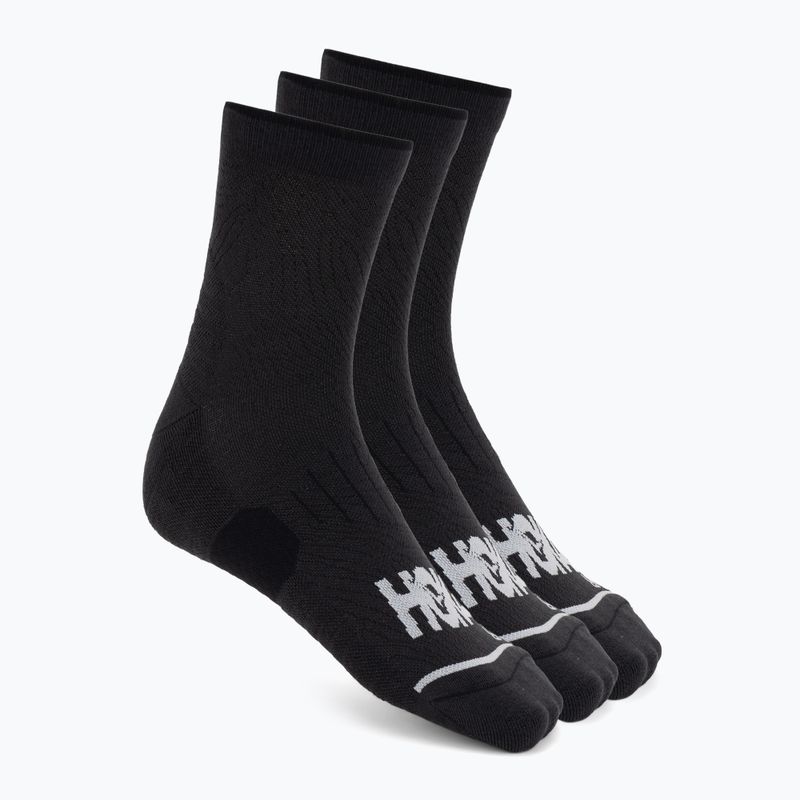 Socken HOKA Quarter Run Sock 3-Pack black/black/black