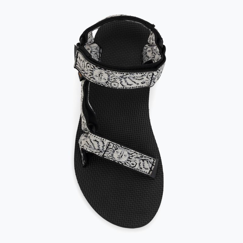 Damen-Sandalen Teva Original Universal windy summer black/white 5