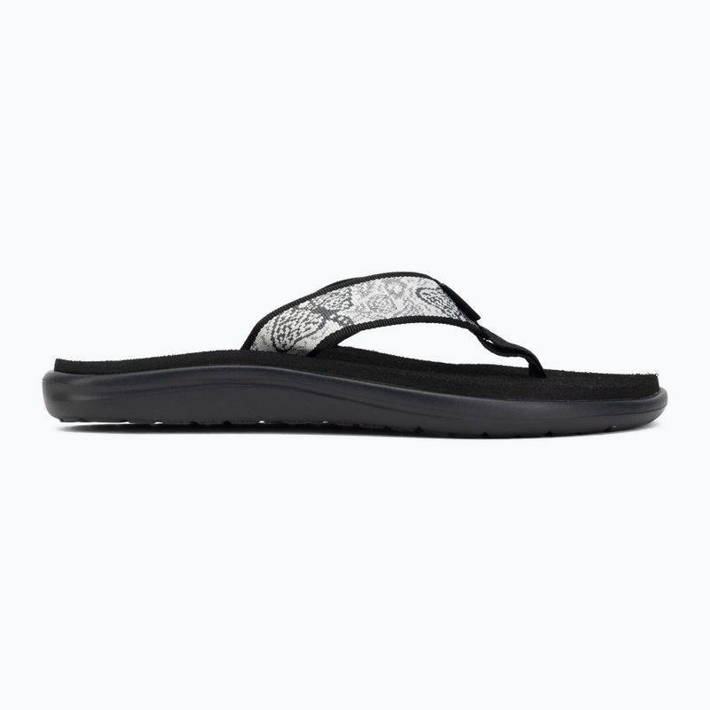 Damen Flip-Flops Teva Voya enchanted forest black/white 2