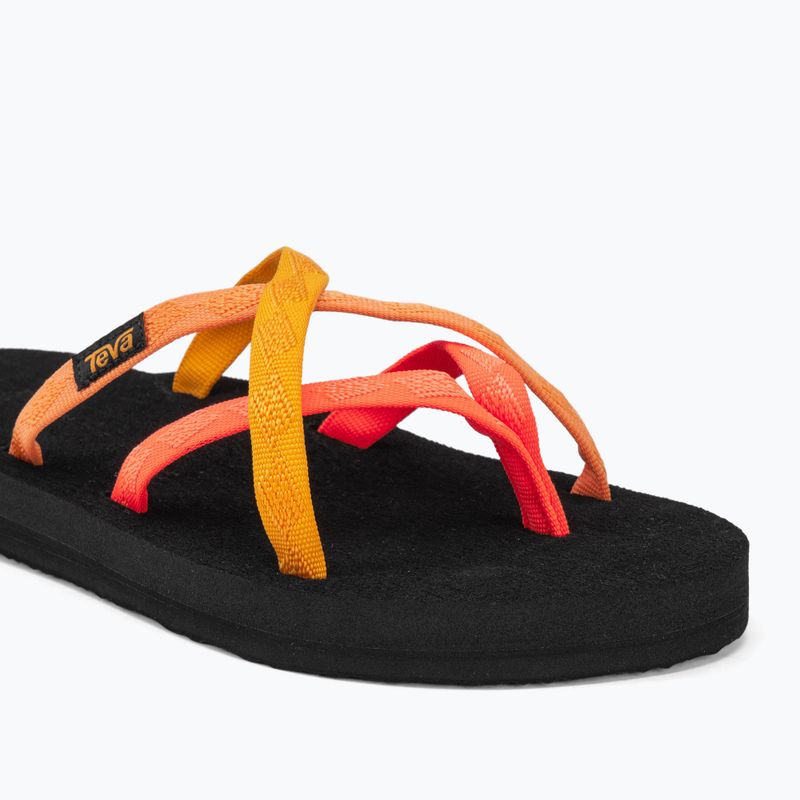 Damen-Sandalen Teva Olowahu neon coral multi 7