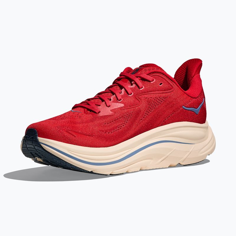 Herren-Laufschuhe Hoka Clifton 10 vermillion/varsity navy 4