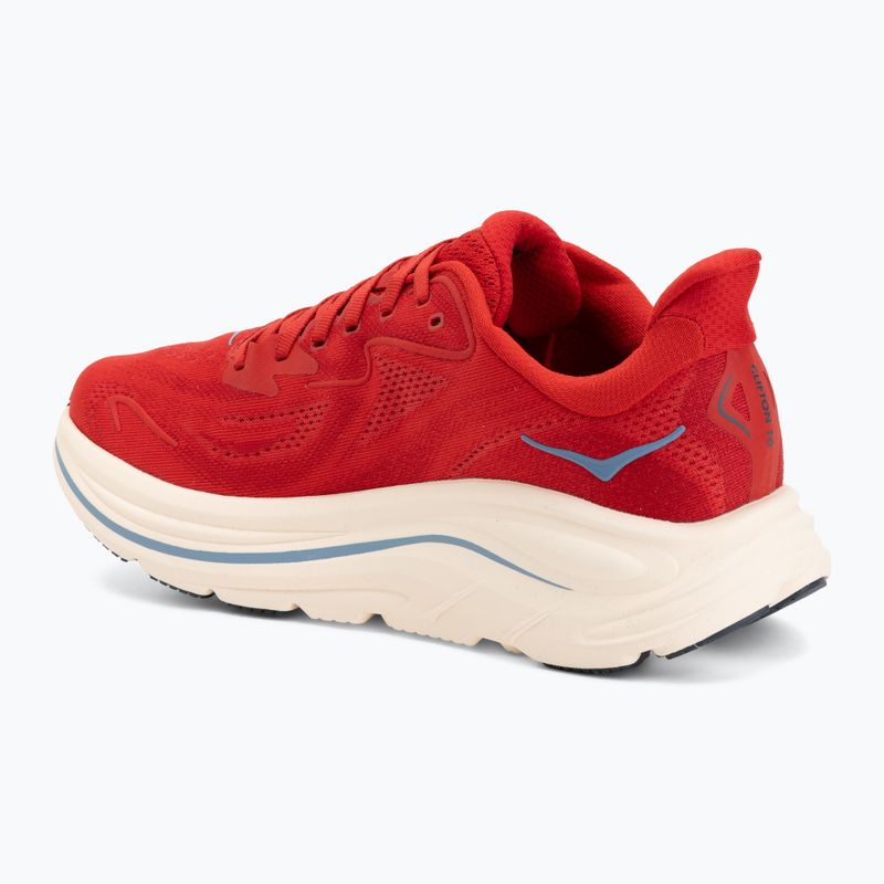 Herren-Laufschuhe Hoka Clifton 10 vermillion/varsity navy 3