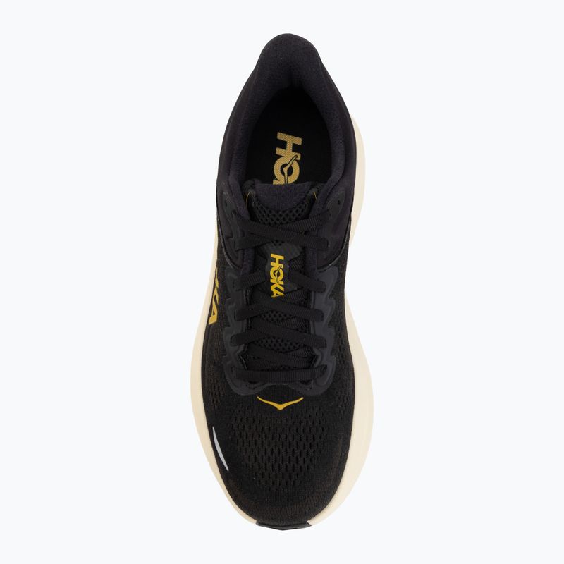 Herren-Laufschuhe Hoka Bondi 9 carbon black/yellow gold 5