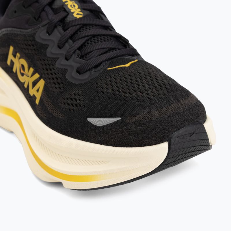 Herren-Laufschuhe Hoka Bondi 9 carbon black/yellow gold 7
