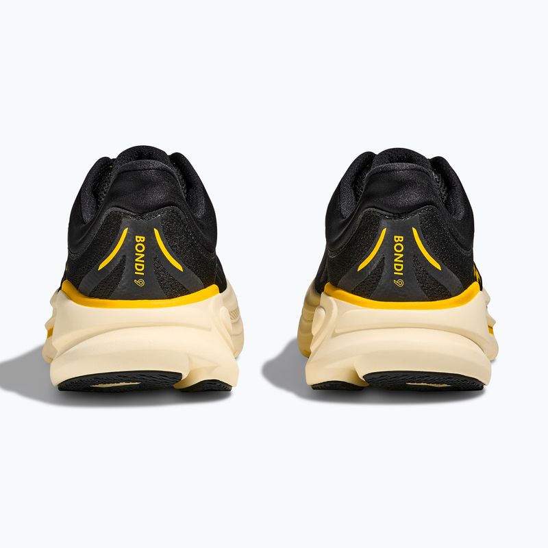 Herren-Laufschuhe Hoka Bondi 9 carbon black/yellow gold 6