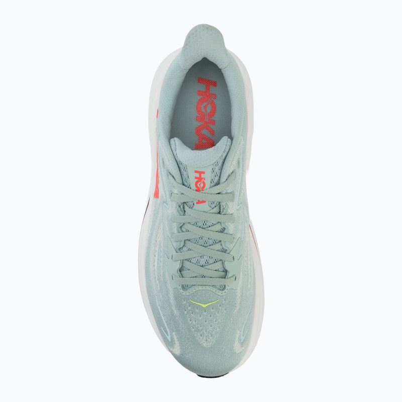 Herren Laufschuhe HOKA Clifton 10 sage/neon flame 5
