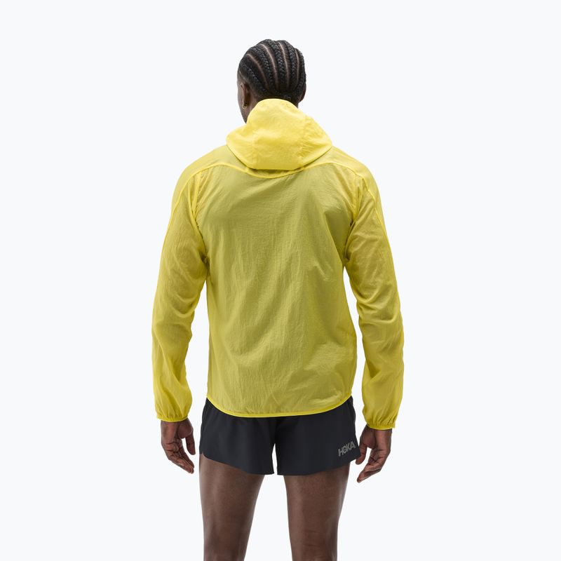 Herren Laufjacke HOKA Skyflow neon hoka citrus 3