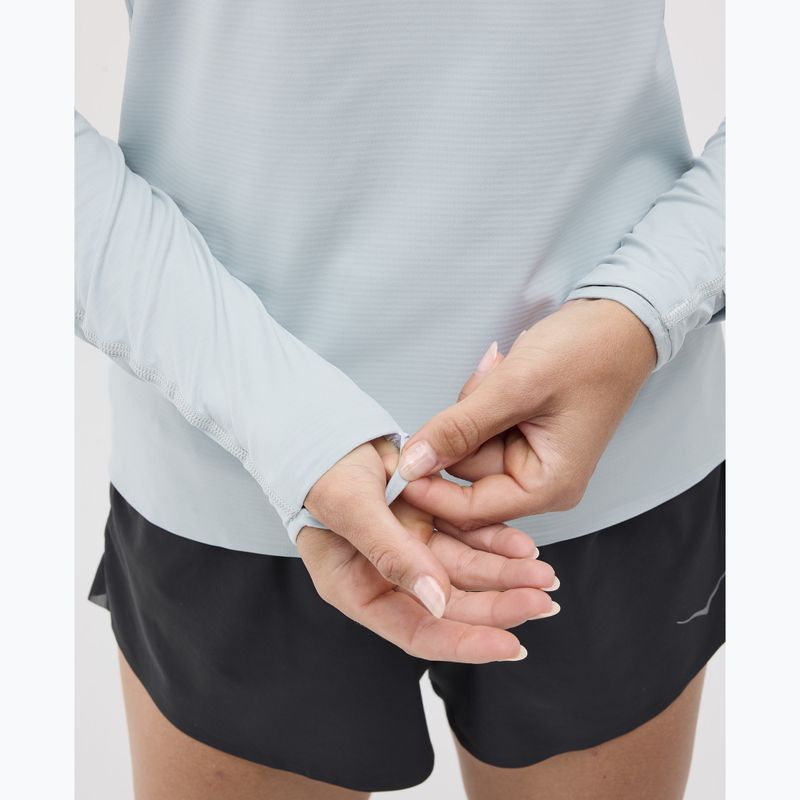 Damen-Laufpullover HOKA GlideTech Quarter Zip mineral blue 5