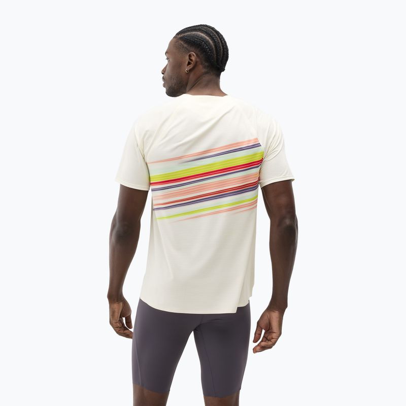 Laufshirt Herren HOKA Race Day alabaster flare 3