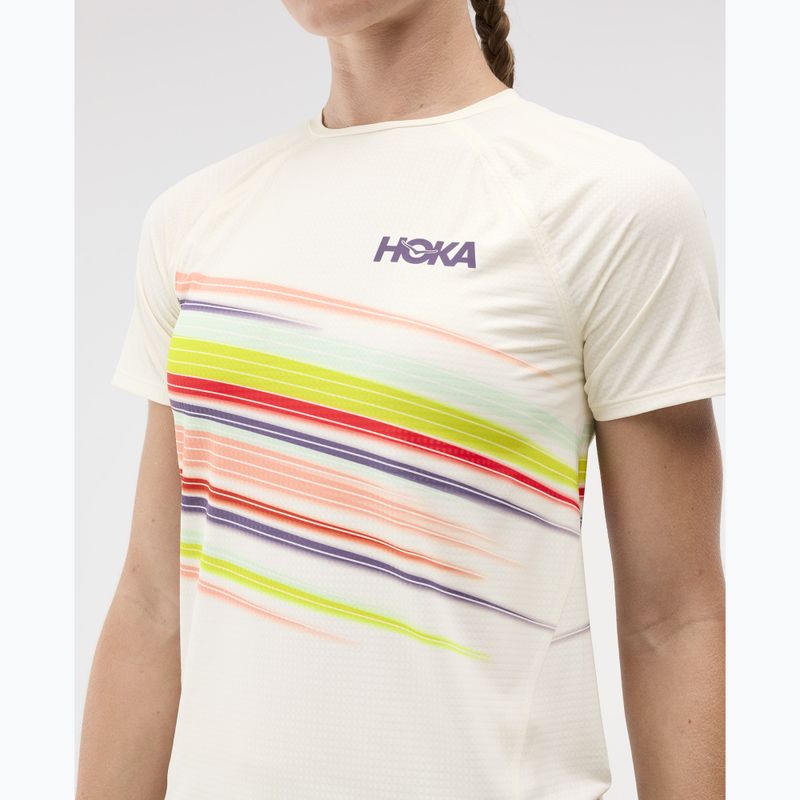 Laufshirt Damen HOKA Race Day alabaster flare 4