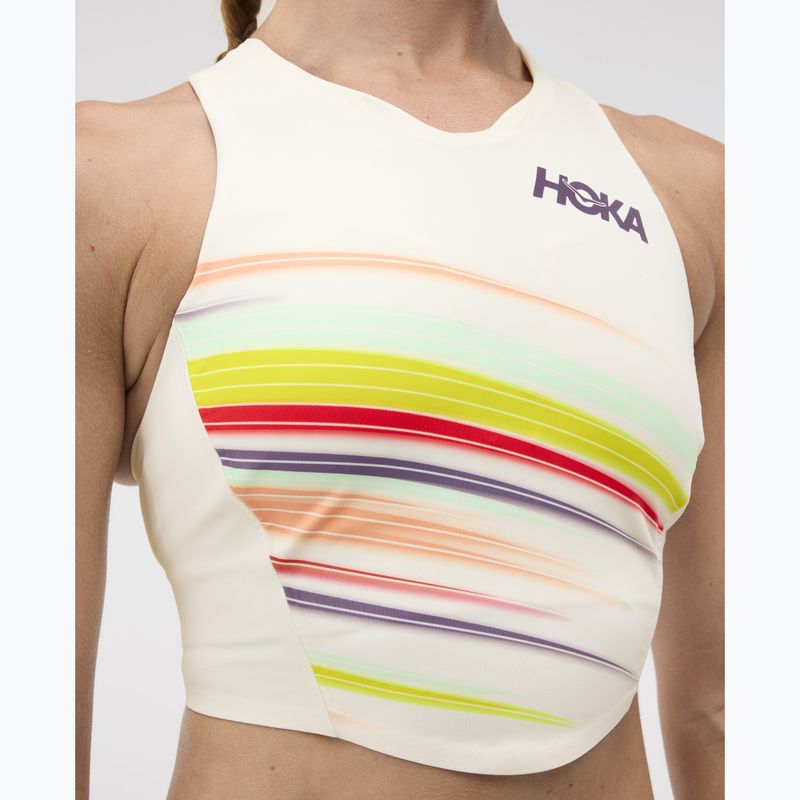 Trainingstop HOKA Race Day Crop alabaster flare 2