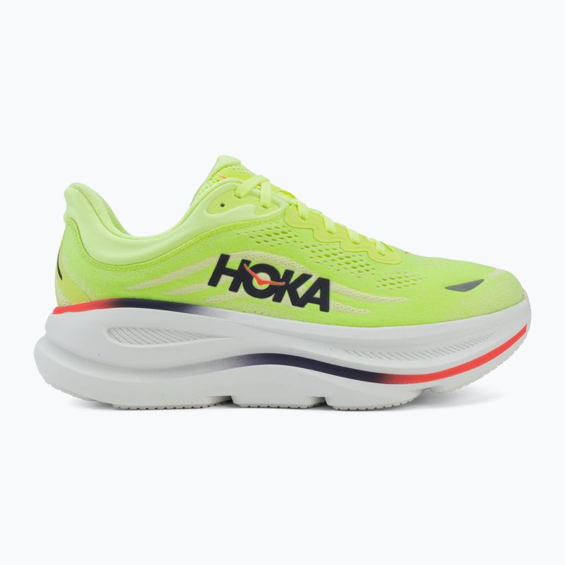 Herren-Laufschuhe HOKA Bondi 9 Wide neon yuzu/sunlight 2