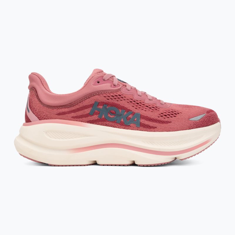 Damen-Laufschuhe HOKA Bondi 9 Wide lingonberry/cranberry 2
